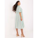 Och Bella Dress-TW-SK-BI-2451.84-white-green | shoptok.hr
