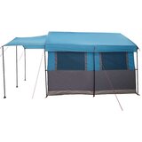 Obiteljski šator s krovom Plava i siva 324 x 255 x 230 cm | shoptok.hr