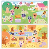 Janod knjižica z nalepkami za večkratno uporabo | shoptok.hr