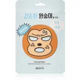 Skin79 Animal For Dry Monkey maska iz platna z visokim vlažilnim in hranilnim učinkom 23 g