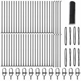vidaXL šesterokotna ograja siva 0.8x100 m jeklo, stebriči za ograje s podnimi ploščami 13 kos Ø32mm 90cm galvanizirano jeklo | Shoptok.si