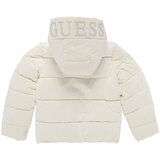 Guess Puhovke HOODED LS PADDED PUFFER W/ZIP Bela | Shoptok.si