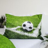 Jerry Fabrics Zelena enojna bombažna otroška posteljnina 140x200 cm Football – | Shoptok.si