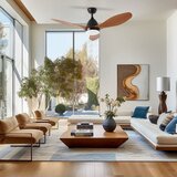  ZEVENTI - LED plafonski ventilator MURO LED/18W/230V Wi-Fi Tuya + daljinski upravljač | Eponuda.com