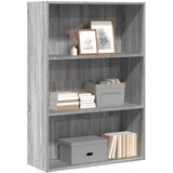 Furnova Knjižna omara siva sonoma 80x30x114 cm inženirski les, (21933001) | Shoptok.si