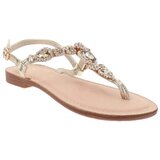 Queen Helena Sandali & Odprti čevlji Y6015 Pozlačena | Shoptok.si