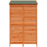  Vrtna Šupa s krovom Smeđa 106 x 56 x 176,5 cm Čvrsto drvo jele | shoptok.hr