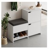 Hanah home cipelarnik haven shoe bench white | ePonuda.com
