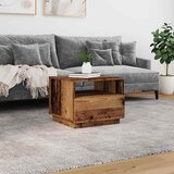  Stolić za kavu s LED svjetlima boja starog drva 50 x 49 x 40 cm | shoptok.hr
