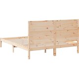  Dugi okvir kreveta bez madraca 160 x 210 cm masivno drvo | Eponuda.ba