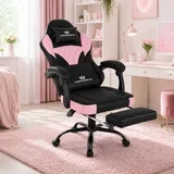 gaming stolice 1100 massage - pink