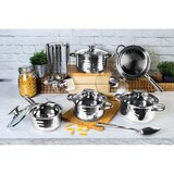 Berlinger Haus Blaumann Gourmet 17v1 set inox posode | Shoptok.si