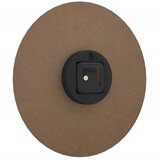  Zidni sat žuto-crni Ø 30 cm od konstruiranog drva | shoptok.hr