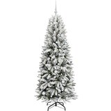 vidaXL Umjetno božićno drvce s stalakom Bijelo 73 x 73 x 180 cm | shoptok.hr