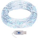 vidaXL led mikro traka s vilinskim svjetlima 40m 400 led hladna bijela | shoptok.hr