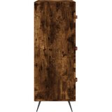  Komoda boja dimljenog hrasta 69,5x34x90 cm konstruirano drvo | shoptok.hr