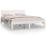  Posteljni okvir bel iz trdne borovine 140x200 cm, (20601719) | Shoptok.si