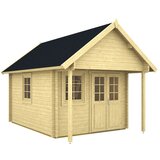 Male kuće Drvena vrtna kuća BUNKIE 290 × 380 cm sa šindrom | shoptok.hr