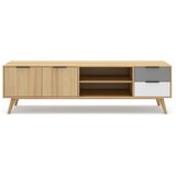 Marckeric TV omarica iz masivnega bora v naravni barvi 180x53 cm Elfa – Marckeric Cene