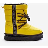 Boto Women's Snow Boots with Yellow Laces Lilara | Shoptok.si