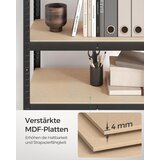 Songmics Regal 30 x 75 x 150 cm rjavo-črna,GLR030B21 | Shoptok.si