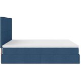 vidaXL otomanski okvir kreveta s madracima plavi 180x200cm od tkanine | shoptok.hr