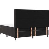 Box spring krevet s madracem Crna 180 x 200 cm Baršun | shoptok.hr