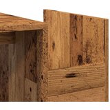vidaXL Klubska mizica starinski les 90x45x35 cm inženirski les | Shoptok.si