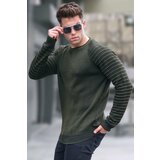 Madmext Sweater - Khaki - Regular fit cene