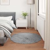  Tepih od umjetne ovčje kože TAFALLA Siva Ø 120 cm Poliester | shoptok.hr