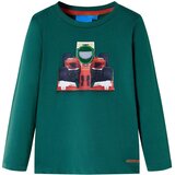  Dječja majica dugih rukava zelena 128 | shoptok.hr