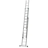 sklopive aluminijumske merdevine 3x10 stepenika do 6.4m ( KLK-LD-08 )