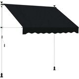  Ručno sklopiva tenda Crna 350 cm | shoptok.hr