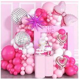Prestige minnie mouse disco set od 130 balona, sa dodatkom folija balona masna i disco kugla Cene