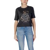 Guess Majice s kratkimi rokavi RHINESTONE BEAR BOXY V5RI09 I3Z14 Črna Cene