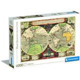 Clementoni puzzle 6000 hqc antique nautical map ( CL36526 ) cene