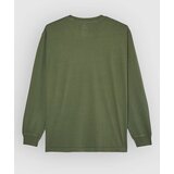 Element Lowcase Pigment Majica z dolgimi rokavi bronze green | Shoptok.si