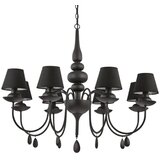 Ideal Lux luster na lancu blanche 8xE14/40W/230V, prečnik 92 cm, crne boje | Eponuda.com