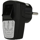Unitec Kutni utikač sa zaštitnim kontaktom (250 V, 10 A, IP20, Crne boje) | shoptok.hr