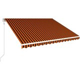  Samodejno zložljiva tenda 400x300 cm oranžna in rjava, (20610568) Cene