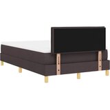  LED Box Spring Krevet Tamno smeđa 120 x 200 cm tkanina | shoptok.hr
