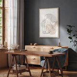  Slika - French Chic (1 Part) Vertical 40x60 U prirodnom drvenom okviru | shoptok.hr