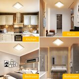 Aigostar LED plafonsko svetlo za površinsku montažu, LED/9W/230V, 3000K, 12,2x12,2 cm, belo | Eponuda.com