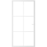  Unutarnja vrata 102 5x201 5 cm bijela od ESG stakla i aluminija | shoptok.hr