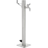  Vrtni stup za vodu od nehrđajućeg čelika okrugli 65 cm | shoptok.hr