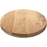 Stolna ploča 120x60x4 cm od ovalna masivna hrastovina | shoptok.hr
