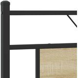  Metalni okvir kreveta bez madraca boja hrasta sonome 160x200 cm | shoptok.hr