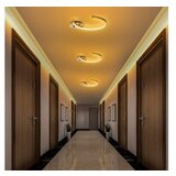 Opviq LED stropna svetilka v zlati barvi 33x46 cm Moon – | Shoptok.si