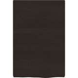  Kupaonska radna ploča tamnosmeđa 40x60x(2-4) cm tretirano drvo | shoptok.hr