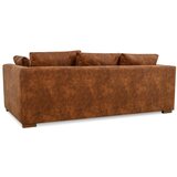 Scandic Sedežna garnitura v konjak rjavi barvi 220 cm Comfy – | Shoptok.si